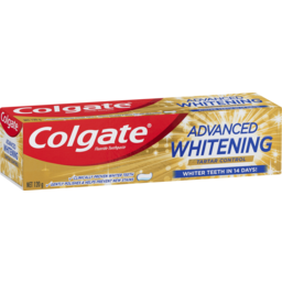 Photo of Colgate Advanced Teeth Whitening & Tartar Control Toothpaste 120g