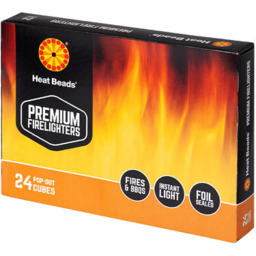 Photo of Heat Beads Premium Firelighters 24pk