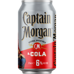 Photo of Captain Morgan & Cola 6% 330ml