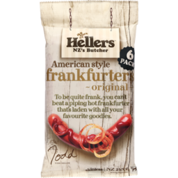 Photo of Hellers American Style Frankfurter Hot Dogs 6 Pack