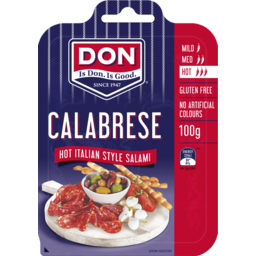 Photo of Don Sliced Salami Calabrese 100g