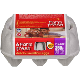 Photo of Pace Farm Farm Fresh Delicious Nutritious Eggs Xlarge 350g 6pk