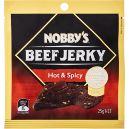 Photo of Nobbys Beef Jerky Hot & Spicy 25g