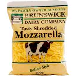 Photo of Brunswick Dairy Co Shredded Mozzarella 500gm