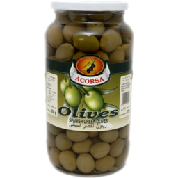 Photo of Acorsa Green Whole Olives 350gm