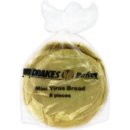 Photo of Drakes Bakery Mini Yiros Bread 8 Pack