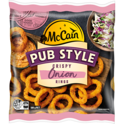 Photo of Mccain Pub Style Crispy Onion Rings 500g