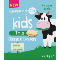 Photo of Comm Co Tasty Cheese & Crackers 4 Pack