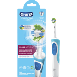 Photo of Oral-B Vitality Floss Action White Electric Toothbrush With Charger