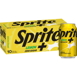 Photo of Sprite Zero/Diet/Light Sprite Lemon Plus Zero Sugar Multipack Cans 10 X 375ml 
