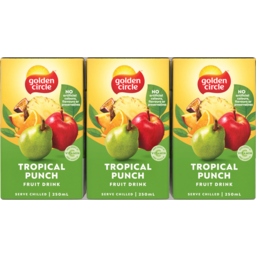 Photo of Golden Circle Tropical Punch Fruit Drink 6x250ml