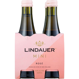 Photo of Lindauer Classic Mini Rose 200ml Bottles 4 Pack 4.0x200ml