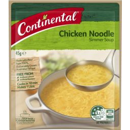 Photo of Continental Chicken Noodle Simmer Soup Packet 45g