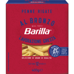 Photo of Barilla Al Bronzo Penne Rigate Pasta, 400g