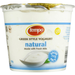 Photo of Tempo Yoghurt Greek Style Natural