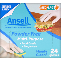 Photo of Ansell Powder Free Handy Clean Disposable Gloves
