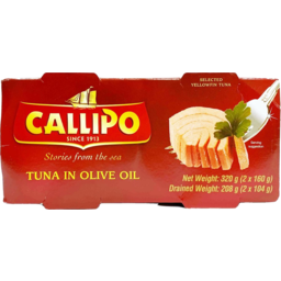 Photo of Callipo Tuna In Olive Oil 2 X 160g