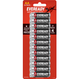 Photo of Eveready Black Label Super Heavy Duty Aa Batteries 24 Pack