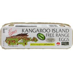 Photo of Fryars Kangaroo Island Free Range Eggs Large 12 Pack 600g