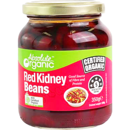 Photo of Absolute Organic - Red Kidney Beans Glass Jar 350g