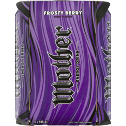 Photo of Mother Frosty Berry Energy Drink Cans 4x500ml