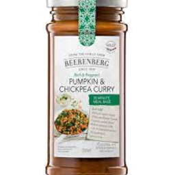 Photo of Beerenberg Pumpkin & Chickpea Curry Meal Base 240ml