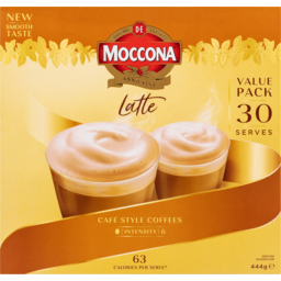 Photo of Moccona Latte Cafe Style Coffee Sachets 30 Pack