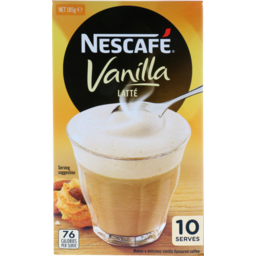Photo of Coffee, Nescafe Cafe Menu Coffee Sachets, Vanilla Latte 10-pack