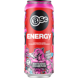 Photo of Bsc Body Science Energy Berry Blast Caffeinated Drink 500ml