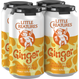 Photo of Little Creatures Ginger Beer 4x375ml Cans 4.0x375ml