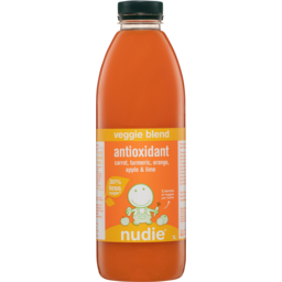 Photo of Nudie Juice Veggie Blend Antioxidant Carrot, Tumeric, Orange, Apple & Lime