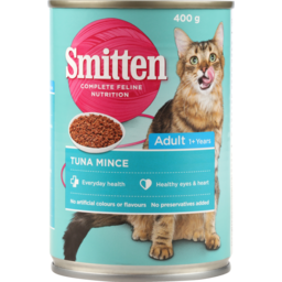 Photo of Smitten Adult Cat Food Tuna Mince 400g