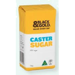 Photo of Black & Gold Caster Sugar 1kg