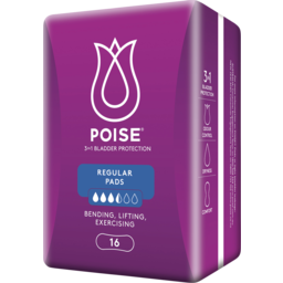 Photo of Poise Pads Regular 16 Pack 