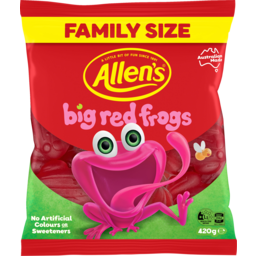 Photo of Allens Big Red Frogs Family Size 420g