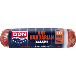 Photo of Don Hot Hungarian Salami Chub 200g