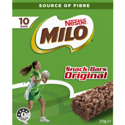 Photo of Nestle Milo Original Snack Bars 10 Pack 210g
