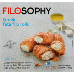 Photo of Filosophy Greek Feta Filo Rolls