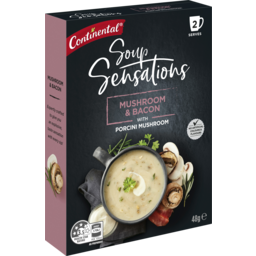 Photo of Continental Soup Sensations Mushroom & Bacon 2 Serves 48gm