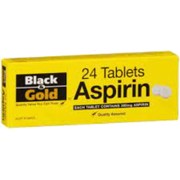 Photo of Black & Gold Aspirin 24pk