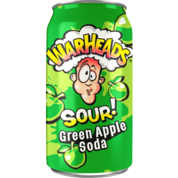 Photo of Warheads Green Apple Soda 355ml