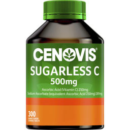 Photo of Cenovis Vitamin C Sugarless C Orange Flavour 500mg Chewable Tablets 300 Pack