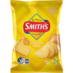 Photo of Smiths Cheese & Onion Crinkle Cut Chips
