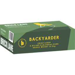 Photo of Brick Lane Backyarder Crisp Lager Can