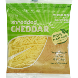 Photo of Tuscany Dairy Free Cheese Cheddar Shredded 250g