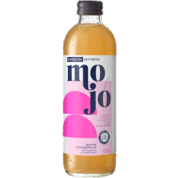 Photo of Mojo Low Sugar & Organic Passionfruit Activated Live Sparkling Probiotic Kombucha 330ml