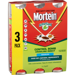 Photo of Mortein Naturgard Control Bomb Odourless 3 Pack