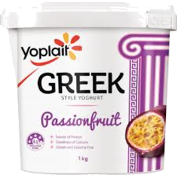 Photo of Yoplait Yoghut Greek Style Passionfruit 1kg
