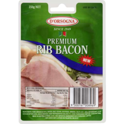 Photo of Dorsogna Premium Rib Bacon 250gm