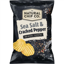 Photo of Natural Chip Co Sea Salt & Cracked Pepper 175g